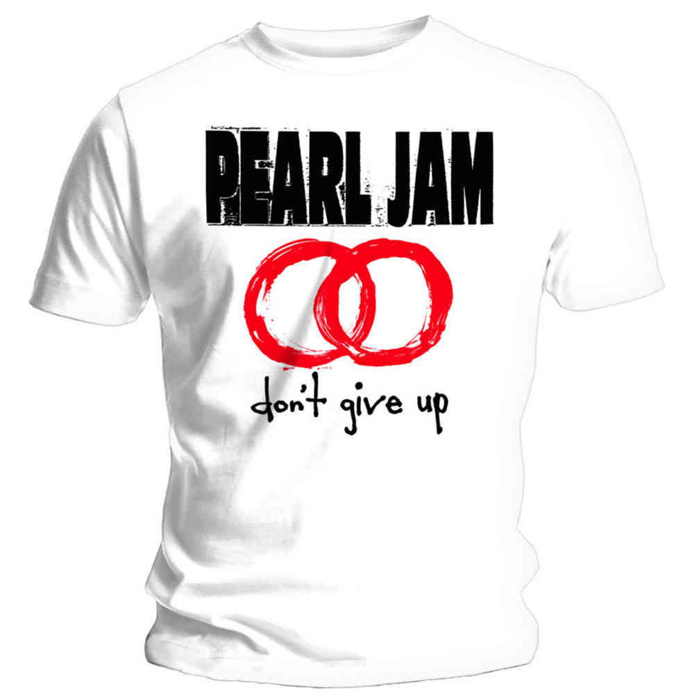 Pearl Jam - Don't Give Up Heren Tshirt - Wit